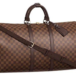 NWT SOLD LV Keepall Bandouliere 55 Damier